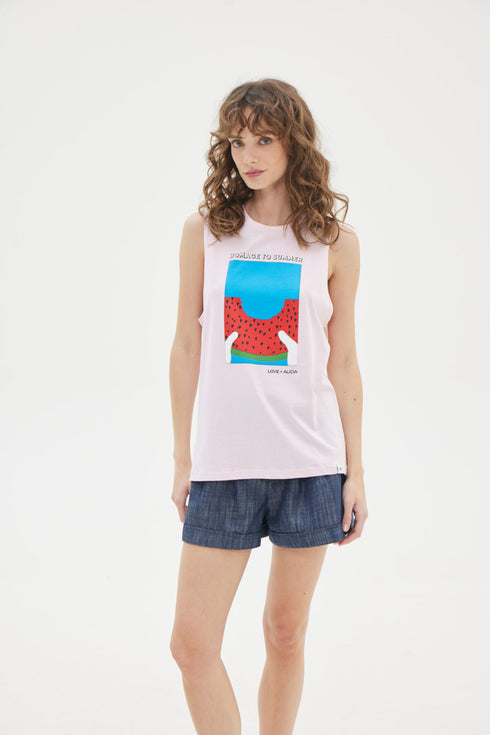 Τοπ Watermelon Tank Love+Alicia 421321 ροζ